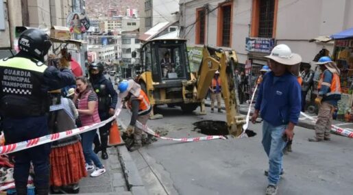La Paz: Epsas anuncia cierre de un tramo de la Genaro Sanjinés por 14 días