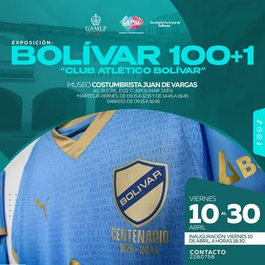 El afiche de la exposición. FOTO: GAMLP