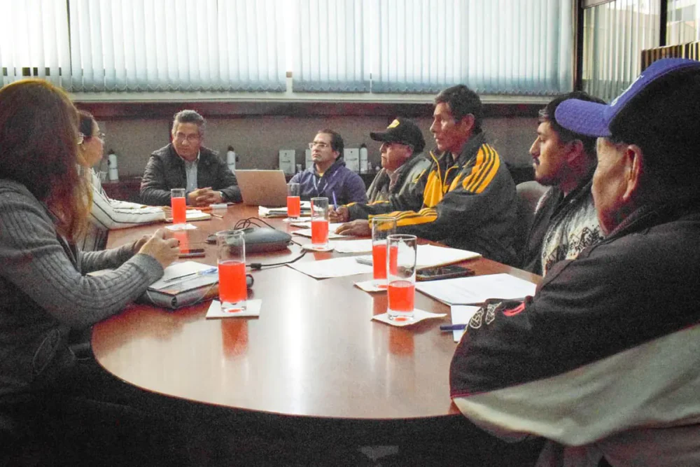 Reunión estratégica en Yucumo. Foto: Emapa