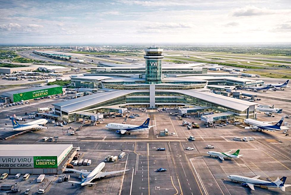 PROYECTO. Así es un hub aeroportuario.