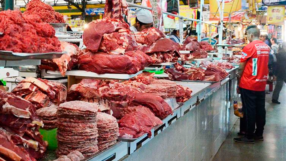 Venta de carne en mercado /Imagen de referencia/