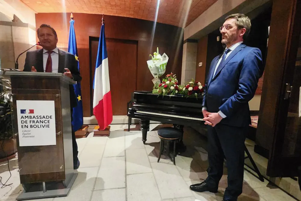 Acto de lanzamiento del Círculo Franco-Boliviano de Asuntos Empresariales. Foto: Embajada de Francia en Bolivia
