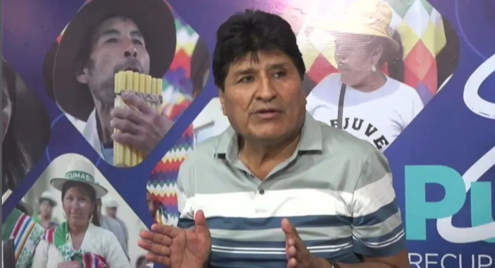 El expresidente Evo Morales. Foto archivo