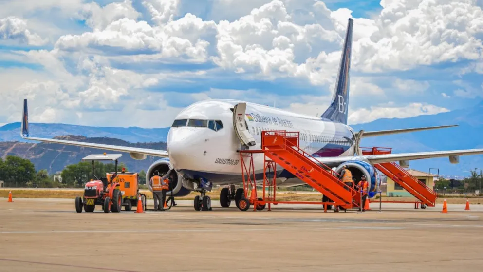Una aeronave de la estatal BoA. Foto archivo