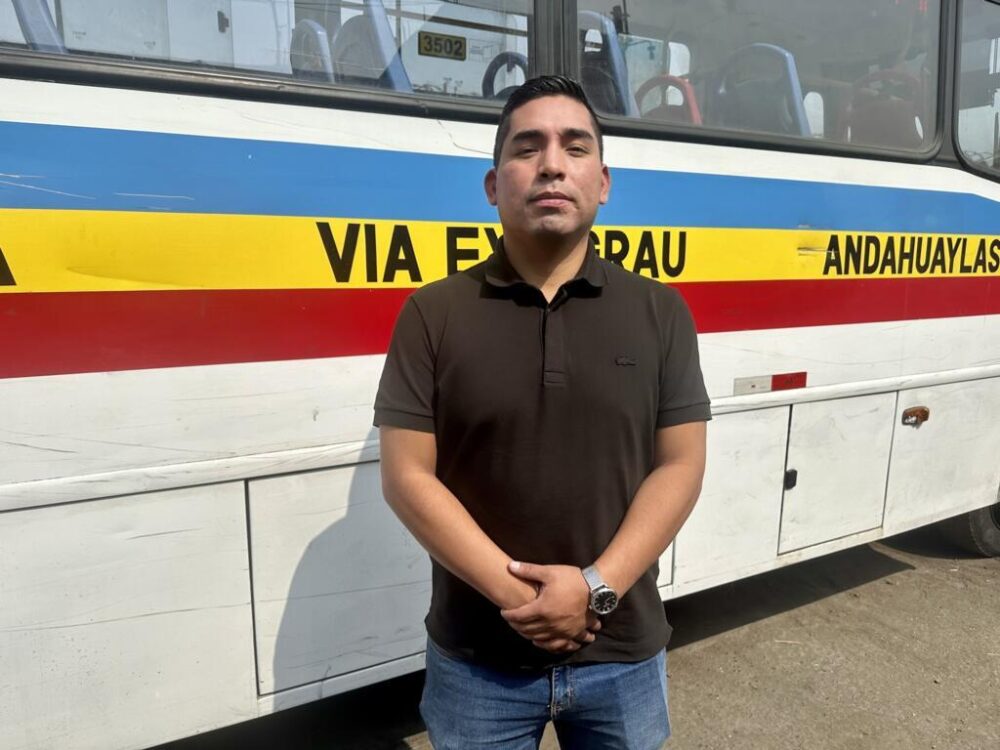 Alan Vargas, gerente general de Vargasant SAC, empresa de transportes en Lima y Callao, víctima de la extorsión.
