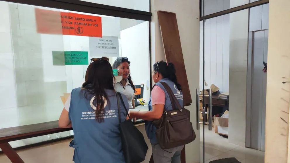 La acción fue promovida exigiendo garantizar el derecho a la alimentación de los reclusos. Foto: Defensoría