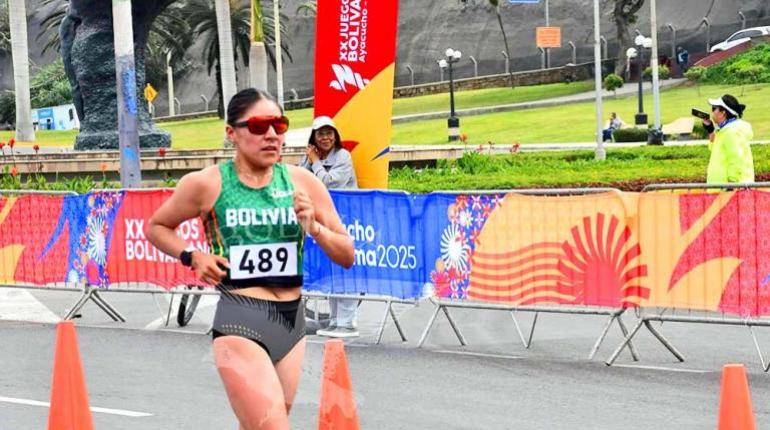 La marchista Ángela Castro representará a Bolivia. | COB.