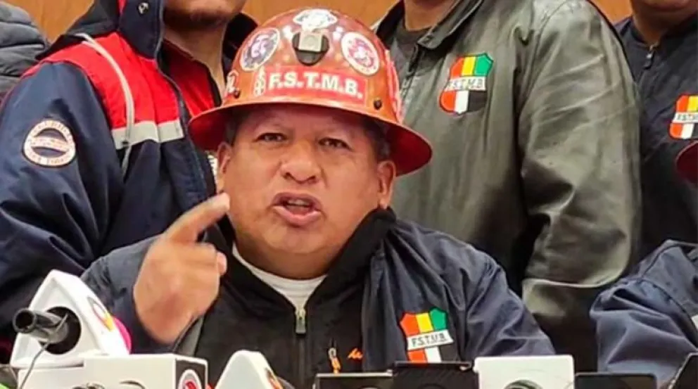 “Estamos acá presentes en una presencia preventiva. Estamos haciendo este pronunciamiento en forma preventiva. No quisiéramos que esto se desborde". Foto Erbol