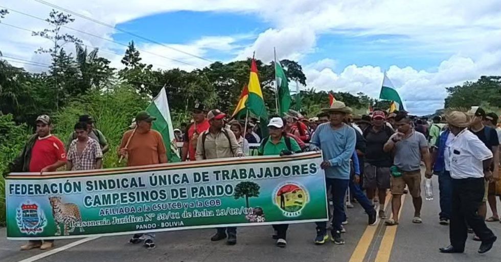 La Marcha llegó a Rurrenabaque.