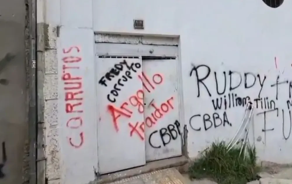 Inmediaciones de la Central Obrera Boliviana (COB). Foto: Captura.
