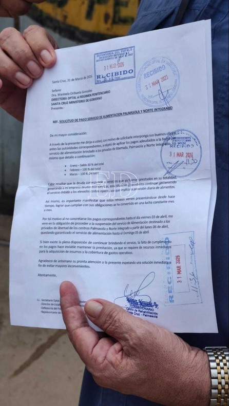 Denuncian que los detenidos en Palmasola y el Norte Integrado no tienen qué comer- Denuncian que los detenidos en Palmasola y el Norte Integrado no tienen qué comer