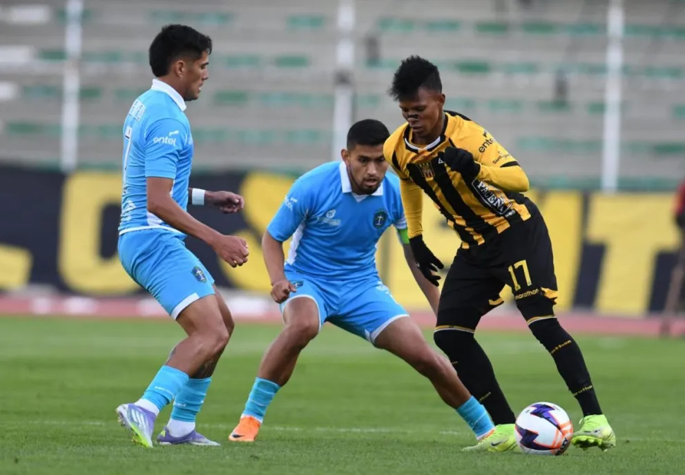 Incidencia del partido The Strongest vs. San Antonio correspondiente a la segunda fecha. Foto: Agencia Marka Registrada