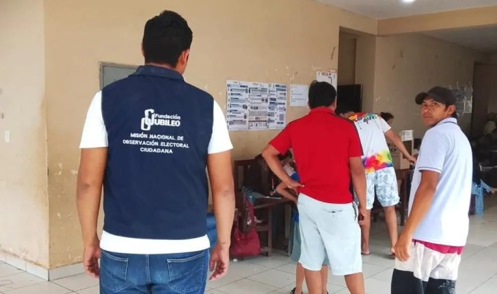 Un total de 121 observadores fueron desplegados a 24 municipios en 96 recintos electorales distribuidos en cinco departamentos del país. Foto: Fundación Jubileo