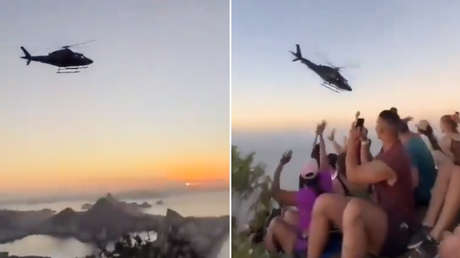 VIDEO: Megaoperación contra pandillas deja a turistas varados en un mirador turístico de Brasil