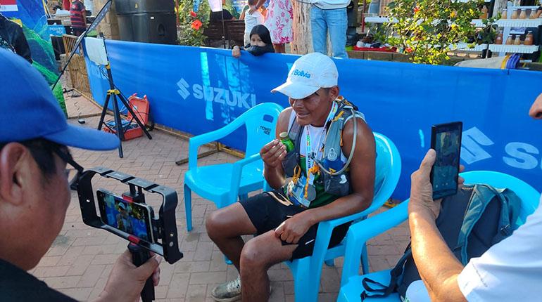 El atleta boliviano Diego Yafer Quespia Aguilar. | TRAIL RUNNING BOLIVIA