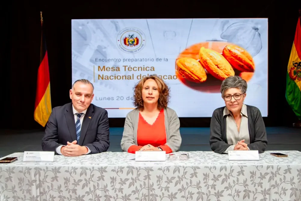 Presentación de la mesa técnica del cacao en Palacio Chico. Foto: Ministerio de Turismo
