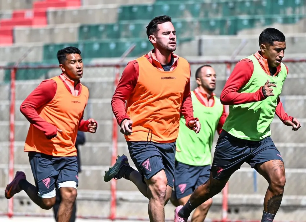 Puesta a punto de los judadores del Millonario antes de visitar a Guabirá. Foto: Club Always Ready