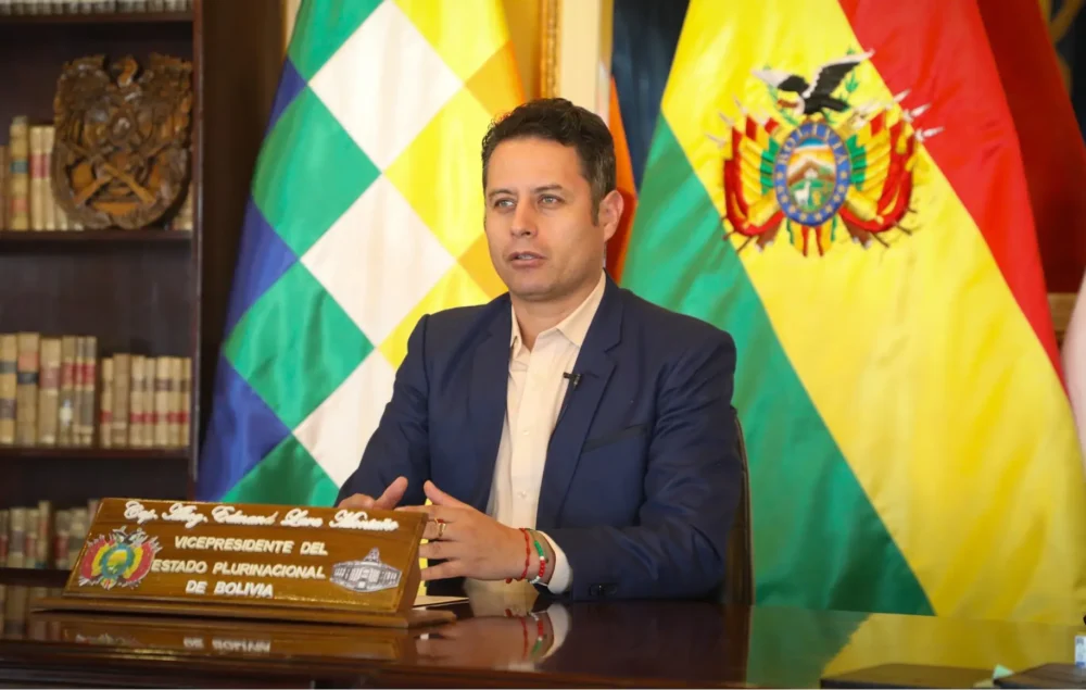 El vicepresidente Edmand Lara (Foto: Vicepresidencia)