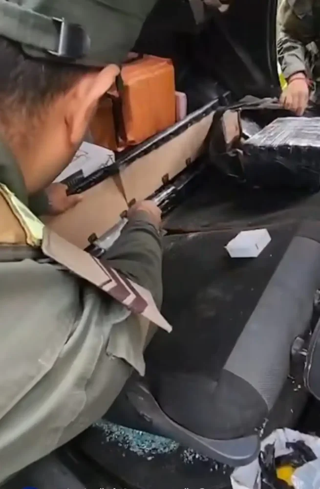 Se encontraron varios paquetes con cocaína/Gendarmería Argentina