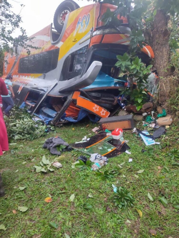 Accidente de bus en la ruta a Bermejo resultó en la muerte de una pasajera