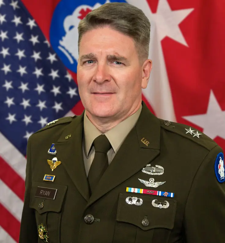 Mayor General Philip J. Ryan. Foto: Internet