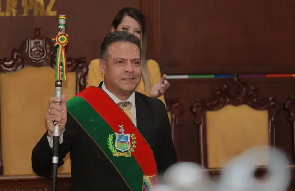 El gobernador de La Paz, Luis Revilla