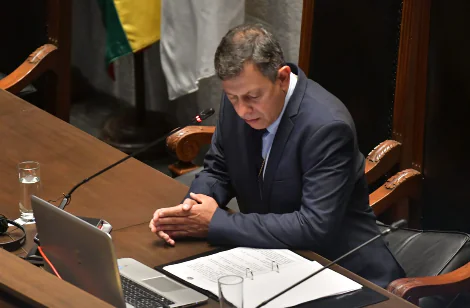 Diego Ávila (PDC), presidente del Senado para el periodo 2025-2026. Foto: APG