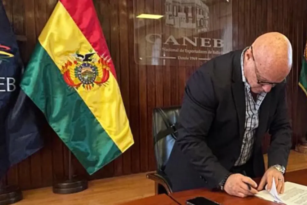 Oswaldo Barriga Karlbaum, presidente de la Cámara nacional de Exportadores. Foto: Caneb