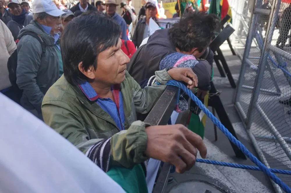 Dirigentes campesinos. Foto: APG