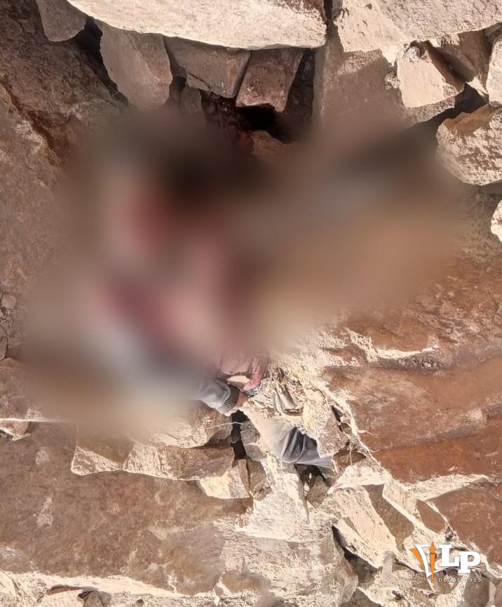 Imagen del cuerpo de la víctima