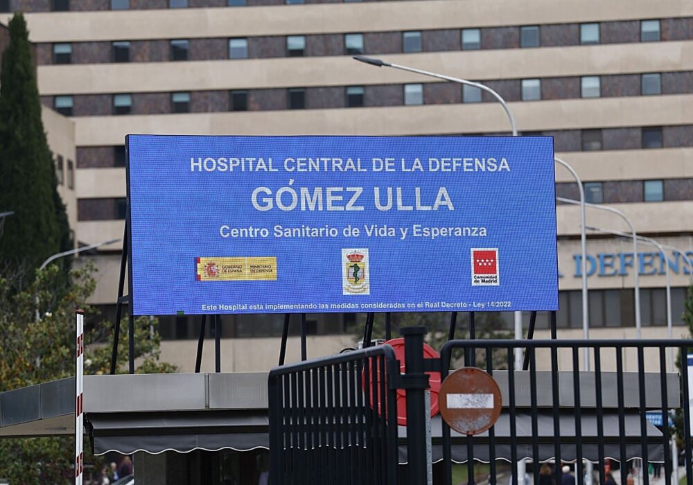 Hospital Gómez Ulla de Madrid, donde permanecen ingresados los pasajeros españoles
