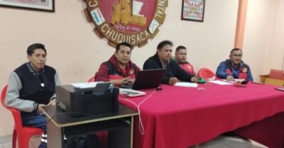 COD Chuquisaca descarta bloqueos esta semana y exige diálogo al Gobierno