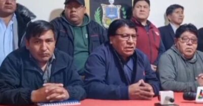 Choferes paceños se suman a movilizaciones y aclaran: «No pedimos la renuncia del Presidente»