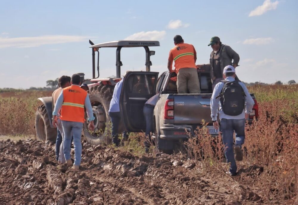 Gobernación ejecuta trabajos de prevención de inundaciones en municipio de San Pedro