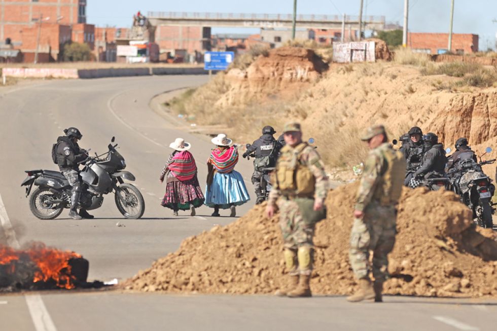 PROTESTAS. En lo que va del presente conflicto los sectores movilizados llegaron a instar 67 puntos de bloqueo en el país, de los cuales 50 se encontraban en el departamento de La