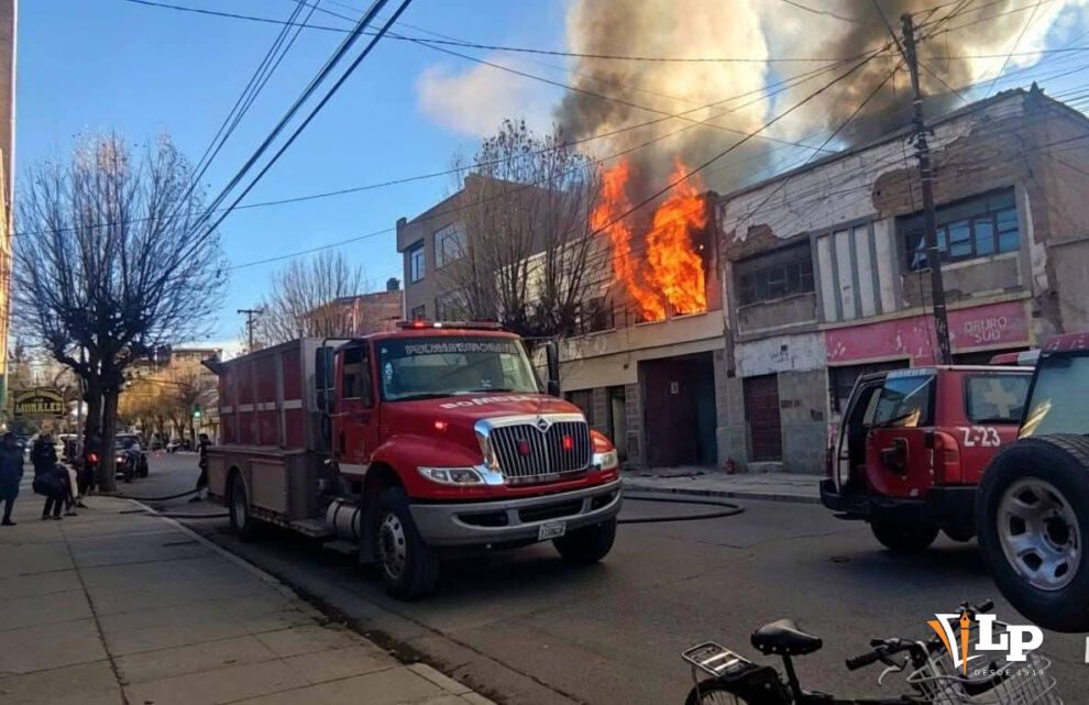 Imagen del incendio