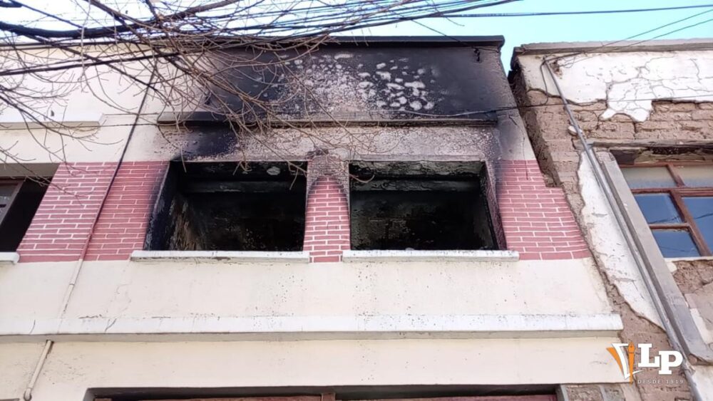 Imagen de cómo quedó el domicilio