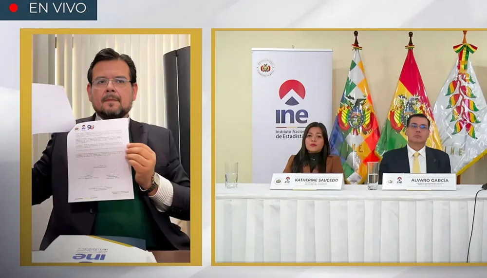 Informe de Rendición de Cuentas con transmisión en línea. Foto: INE