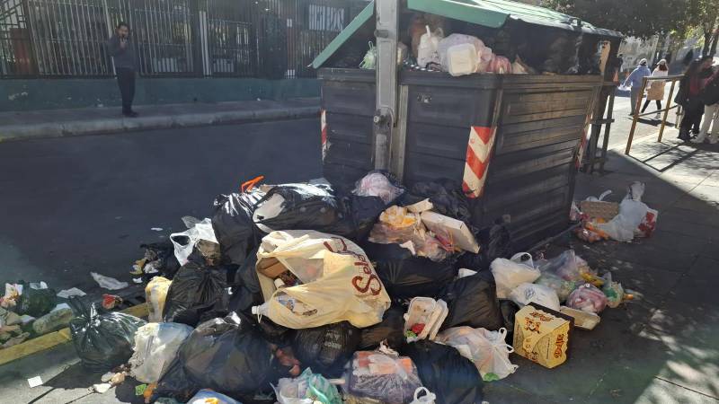 Basura acumulada en las calles Basura acumulada en las calles