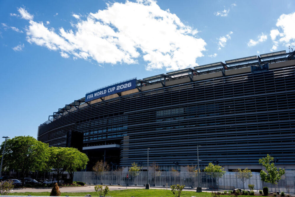 El MetLife Stadium de Nueva Jersey, donde se disputarán ocho partidos del Mundial, incluida la final del 19 de junio.