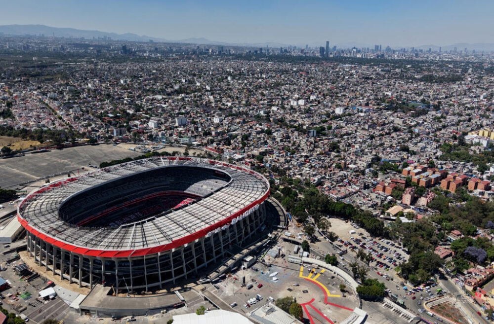 El Estadio Azteca de Ciudad de México se convertirá en el primer estadio de la historia en albergar partidos de tres Mundiales diferentes.