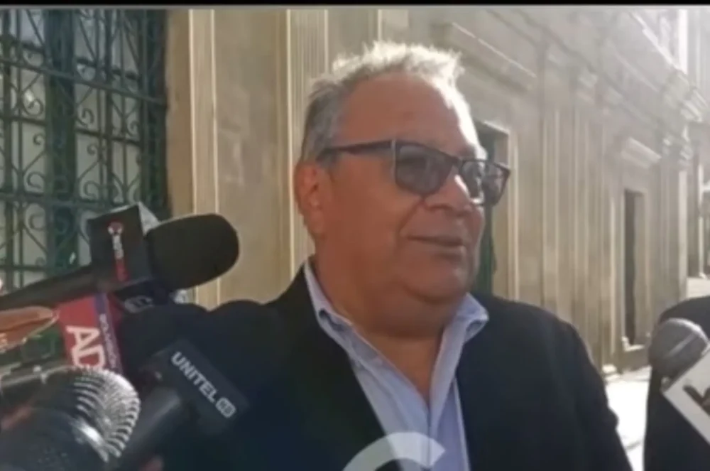 El ministro de Educación, Ricardo Sanjinés. FOTO: Captura RRSS