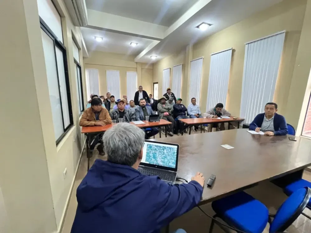 La ABC realizó una coordinación con autoridades de San Pedro.