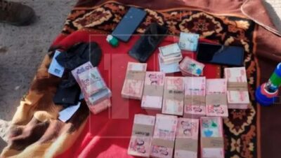 Detectan que aprehendido con Bs 165 mil tenía contactos con bloqueadores de Parotani