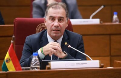Herrera ante el Parlasur resalta la defensa de la democracia y el Estado de derecho en Bolivia