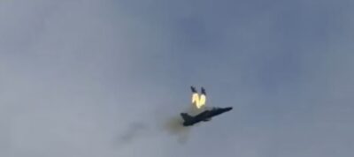 Un avión de la fuerza aérea británica se estrelló en gales: los dos pilotos se eyectaron segundos antes del impacto